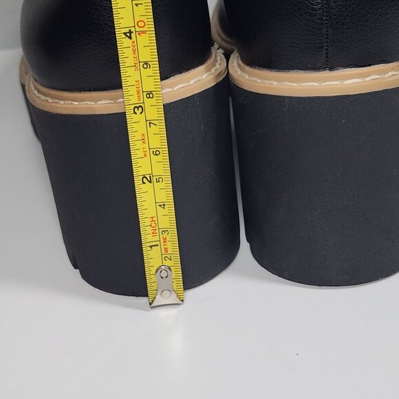 Dolce Vita Trooper Platform Chelsea Boots Women's Size 10 Black - Picture 9 of 12